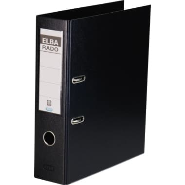 Elba Ordner ELBAradoplast DIN A4 80mm PVC sw