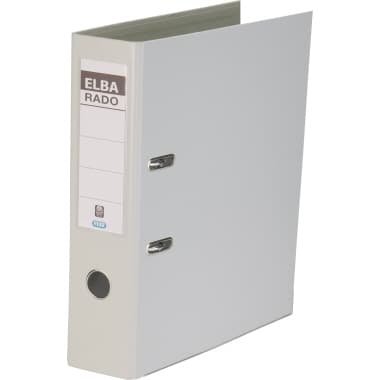 Elba Ordner ELBAradoplast DIN A4 80mm PVC grau
