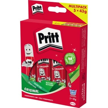 Pritt Klebestift 43g Kunststoffhülse 5 St./Pack.