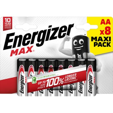Energizer Batterie Max Alkaline AA LR6 8St.