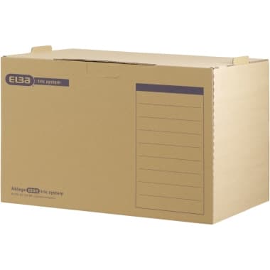 Elba Archivbox tric System für DIN A4 naturbraun