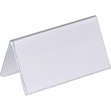 Durable Tischnamensschild 100x52/104mm tr 25 St.