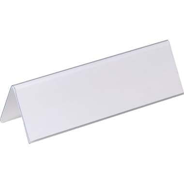 Durable Tischnamensschild 210x61/122mm tr 25 St.