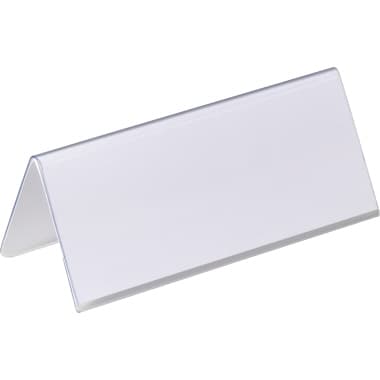 Durable Tischnamensschild 150x61/122mm tr 25 St.