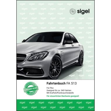 Sigel Fahrtenbuch PKW DIN A5 32Blatt