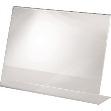 Sigel Tischaufsteller DIN A4 quer schräg Acryl gk