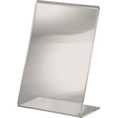 Sigel Tischaufsteller DIN A6 106x155mm L-Form Acryl gk