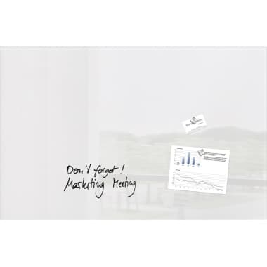 Sigel Magnetboard Artverum 100x65cm Glas weiß