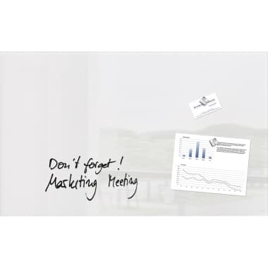 Sigel Magnetboard Artverum 78x48cm Glas weiß