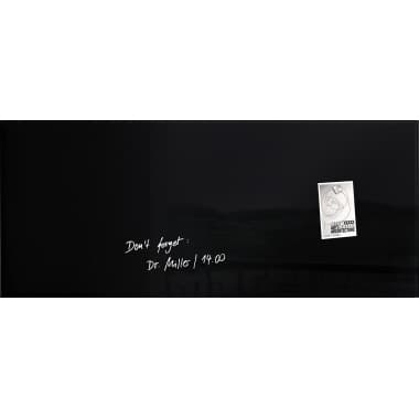 Sigel Magnetboard Artverum 1.300x550x15mm Glas sw