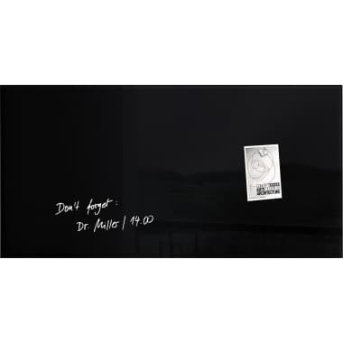 Sigel Magnetboard Artverum 910x460x15mm Glas sw