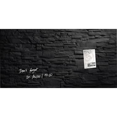 Sigel Magnetboard Artverum 910x460x15mm Glas Schiefer