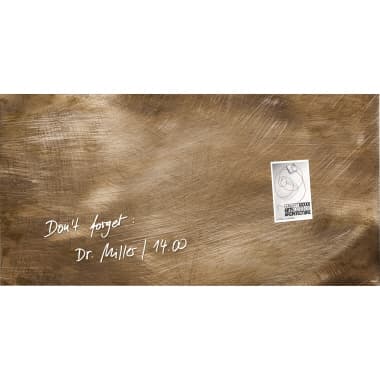 Sigel Magnetboard Artverum 910x460x15mm Glas Used-Bronze