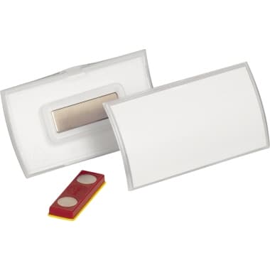 Durable Namensschild 75x40mm tr 10St.