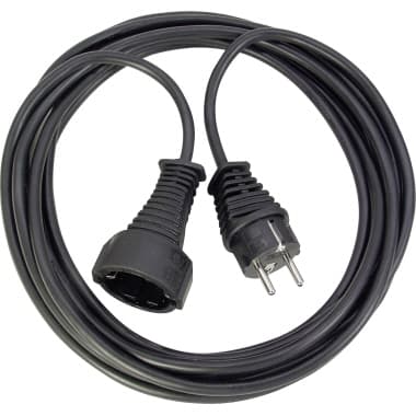 brennenstuhl Verl.-kabel H05VV-F 3G1,5 5m sw