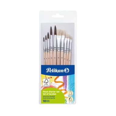 Pelikan Pinsel-Set PI10/SB sort 10 St.