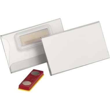 Durable Namensschild 75x40mm tr 25St.