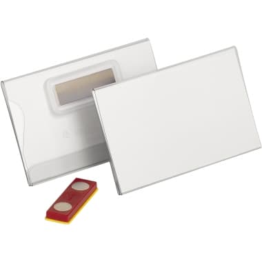 Durable Namensschild 90x54mm tr 25St.