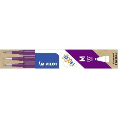 Pilot Tintenrollermine FriXion BLS-FR7-V-S3 vi 3St.