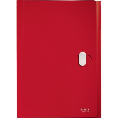 Leitz Projektmappe Recycle A4 5Fächer rot