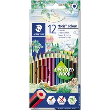 Staedtler Farbstift Noris colour f. sort 12 St.