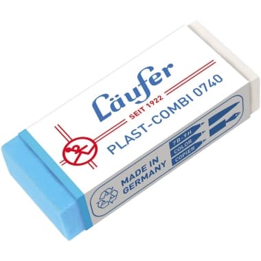 Läufer Radierer Plast-Combi 46x20x9mm