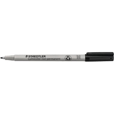Staedtler Folienstift Lumocolor 1mm non-permanen sw