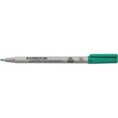 Staedtler Folienstift Lumocolor 1mm non-permanen gn