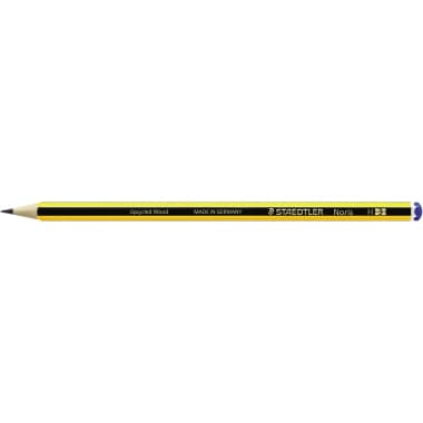 Staedtler Bleistift Noris H sechskantform ge/sw