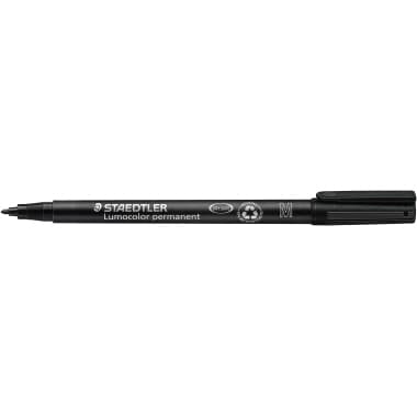 Staedtler Folienstift Lumocolor 1mm permanent sw