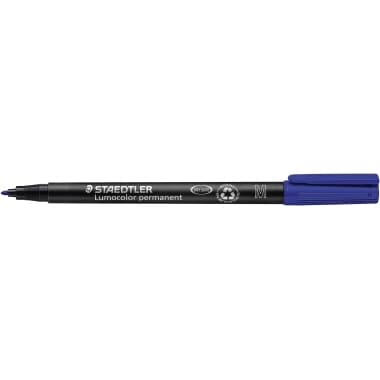 Staedtler Folienstift Lumocolor 1mm permanent bl