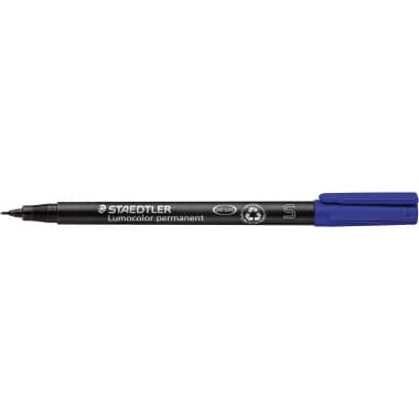 Staedtler Folienstift Lumocolor 0,4mm permanent bl