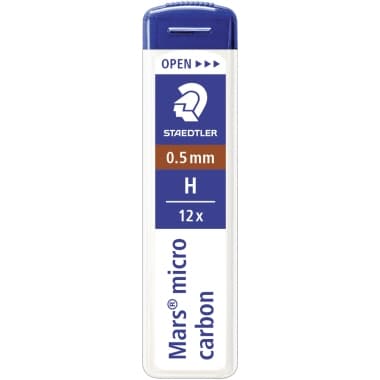 Staedtler Feinmine Mars micro carbon H 0,5mm 12St