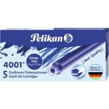 Pelikan Tintenpatr 4001 GTP/5 königsblau 5 St.