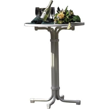 barths Stehtisch Multiflex rund 70cm weiß