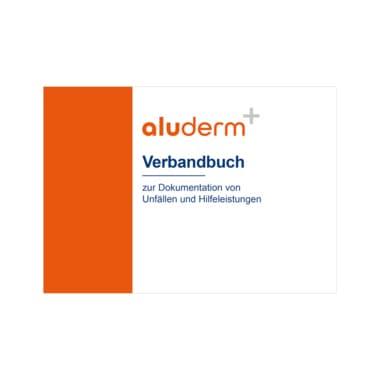 aluderm Verbandbuch DIN A5 quer kartoniert