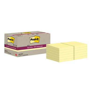 Post-it Haftnotiz Super Sticky ge 12x70Bl