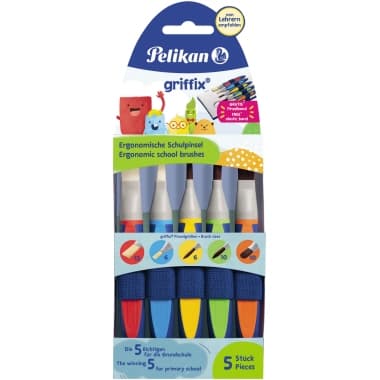 Pelikan Schulpinsel griffix GPI5T Set sort 5 St.