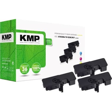 KMP Toner K-T83CMYX wie Kyocera TK5230 c/m/y 3St.