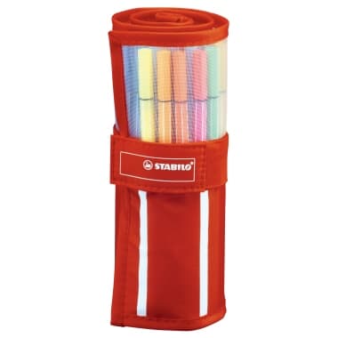 Stabilo Filzstift Pen 68 Rollerset 1mm sort 30St