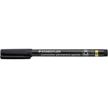 Staedtler Spezialmarker Lumocolor permanent S sw