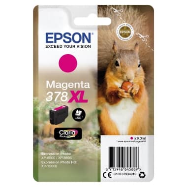 Epson Tintenpatrone 378XL 9,3ml magenta