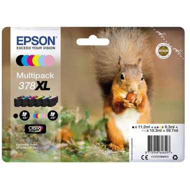 Epson Tintenpatrone 378XL sw/c/hc/m/hm/y 6St