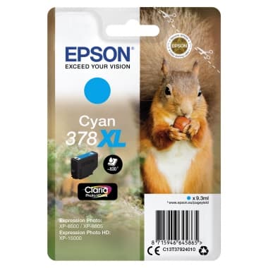 Epson Tintenpatrone 378XL 9,3ml cyan