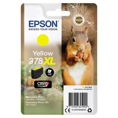 Epson Tintenpatrone 378XL 9,3ml gelb