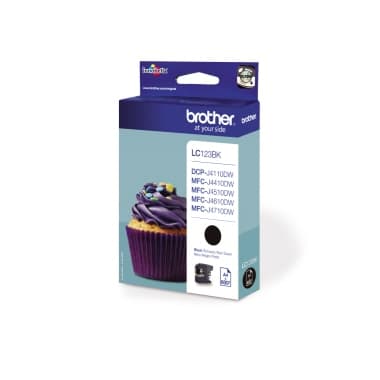 Brother Tintenpatrone LC123BK sw