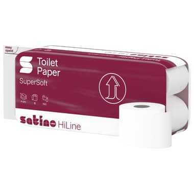 Satino Toilettenpapier HiLine 4lg hw 150Blatt 8St.