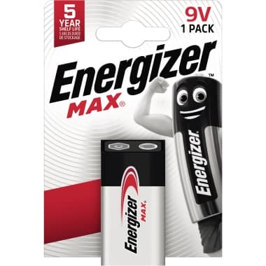 Energizer Batterie Max 9V/E-Block/6LR61