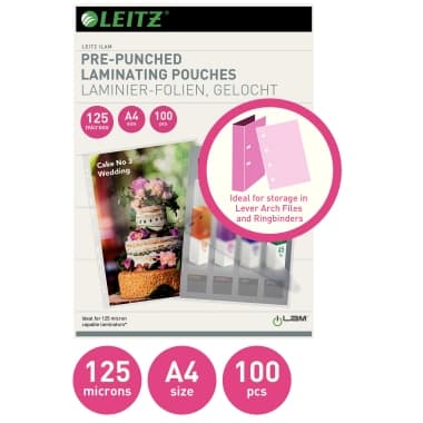 Leitz Laminierfolie DIN A4 125mic EVA 100 St.