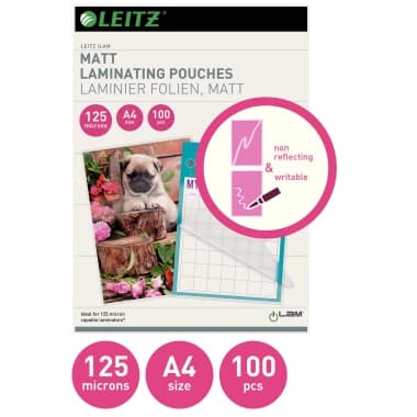Leitz Folientasche 125mic A4 seidenmatt 100 St.